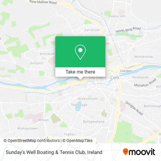 Sunday's Well Boating & Tennis Club map