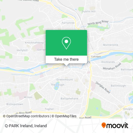 Q-PARK Ireland map