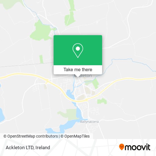 Ackleton LTD map