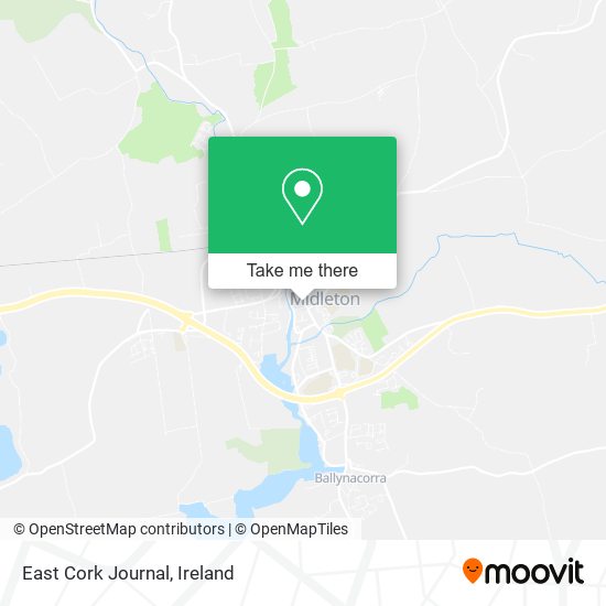 East Cork Journal map