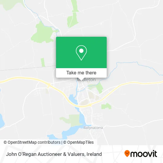 John O'Regan Auctioneer & Valuers map