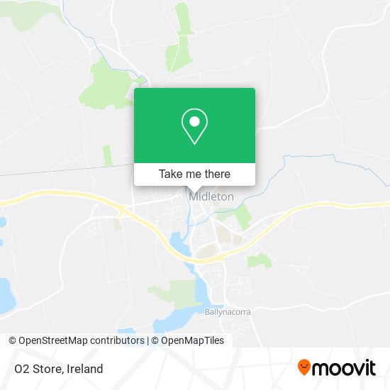 O2 Store map