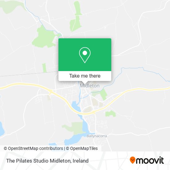The Pilates Studio Midleton map