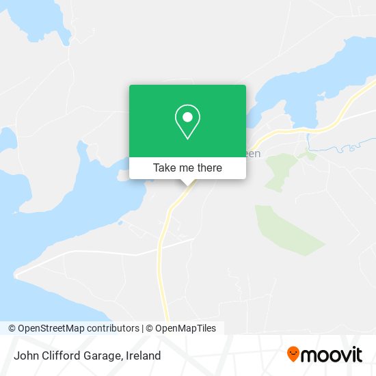 John Clifford Garage map