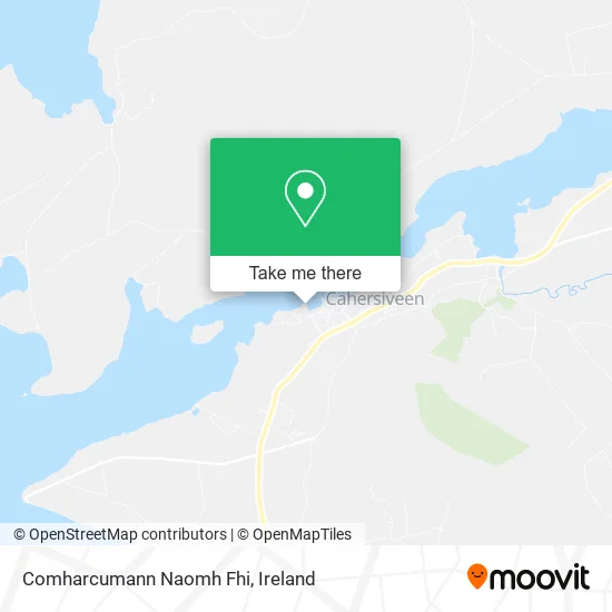 Comharcumann Naomh Fhi map