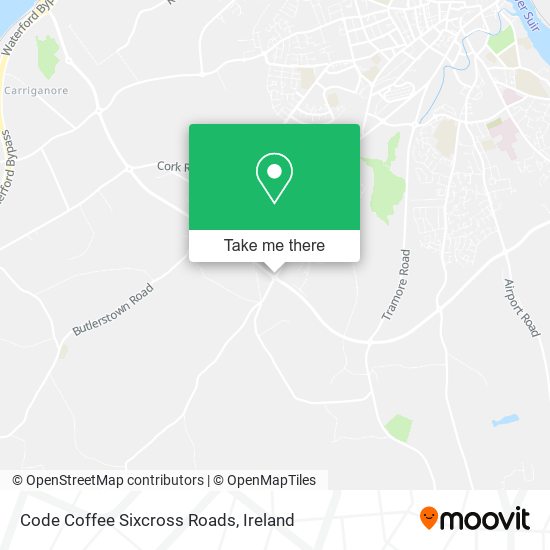 Code Coffee Sixcross Roads map