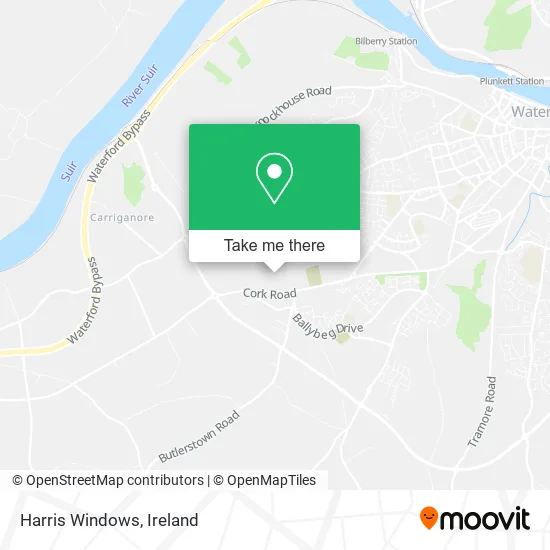 Harris Windows map