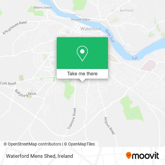 Waterford Mens Shed map