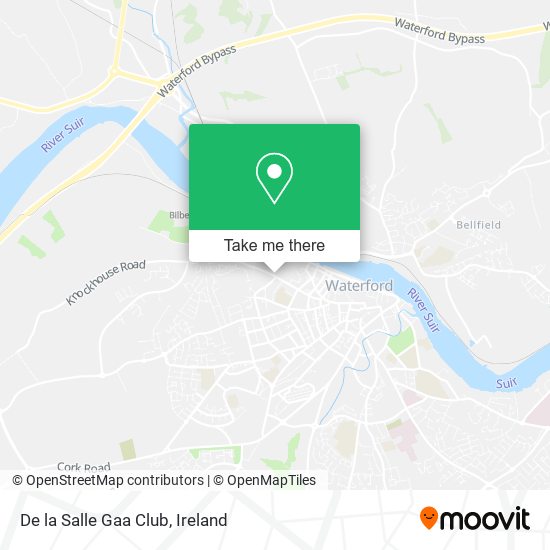 De la Salle Gaa Club map