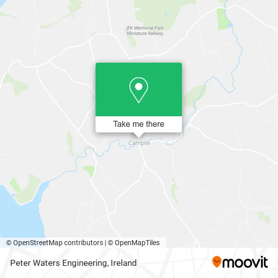Peter Waters Engineering map