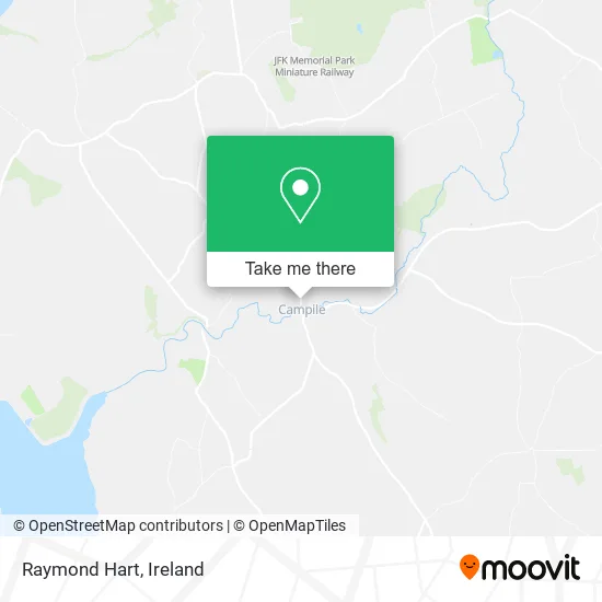 Raymond Hart map