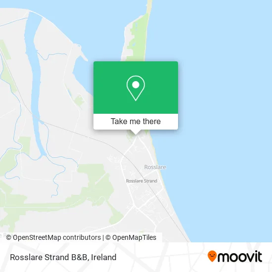 Rosslare Strand B&B map