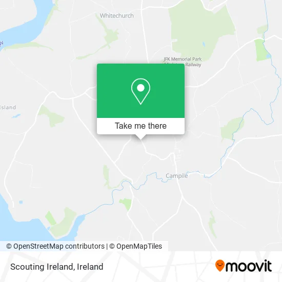 Scouting Ireland map