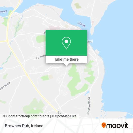 Brownes Pub map