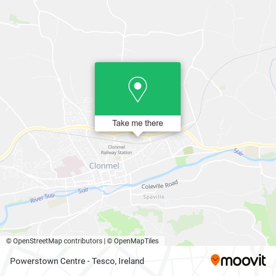 Powerstown Centre - Tesco map