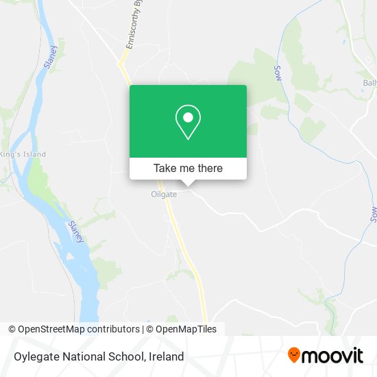 Oylegate National School map