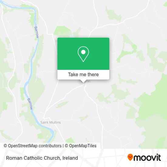 Roman Catholic Church map