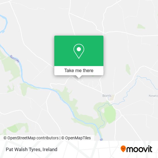 Pat Walsh Tyres map