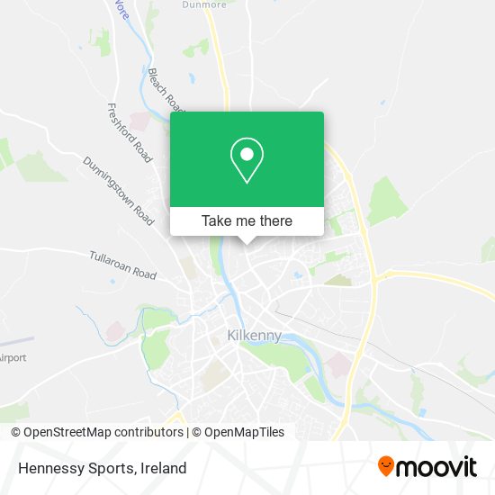 Hennessy Sports map