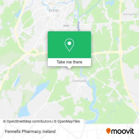 Fennells Pharmacy map