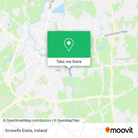 Screwfix Ennis map