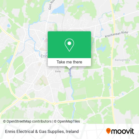 Ennis Electrical & Gas Supplies map
