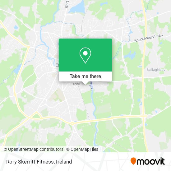 Rory Skerritt Fitness map