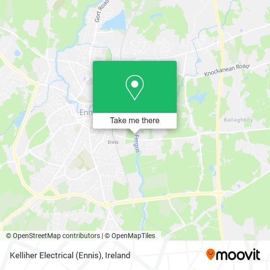 Kelliher Electrical (Ennis) map