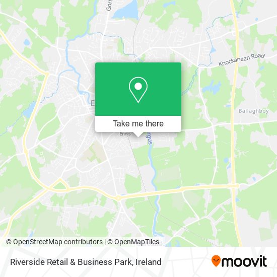 Riverside Retail & Business Park map