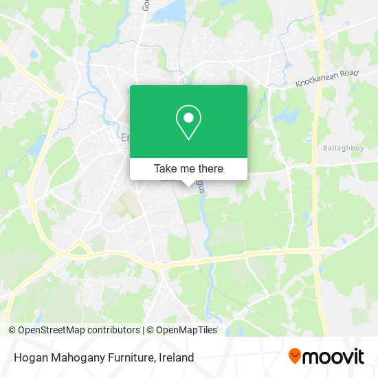 Hogan Mahogany Furniture map