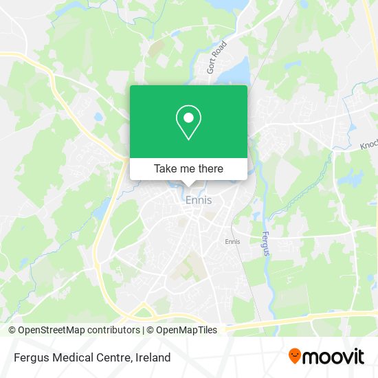 Fergus Medical Centre map