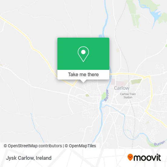 Jysk Carlow map