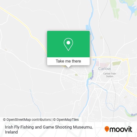 Irish Fly Fishing and Game Shooting Museumu map