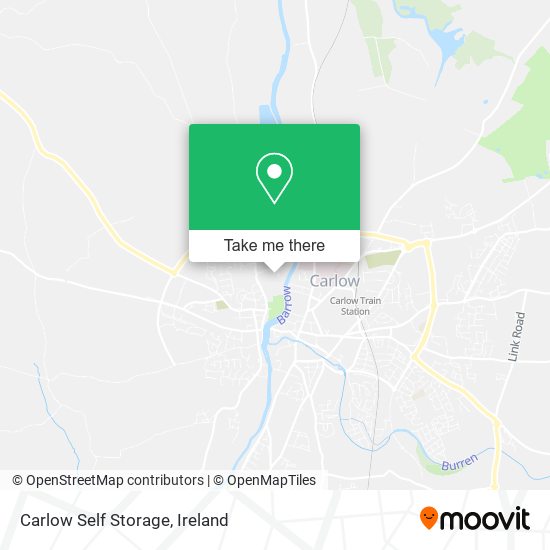 Carlow Self Storage map