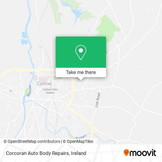 Corcoran Auto Body Repairs map