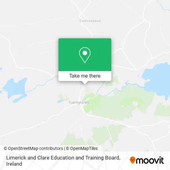 Limerick and Clare Education and Training Board map