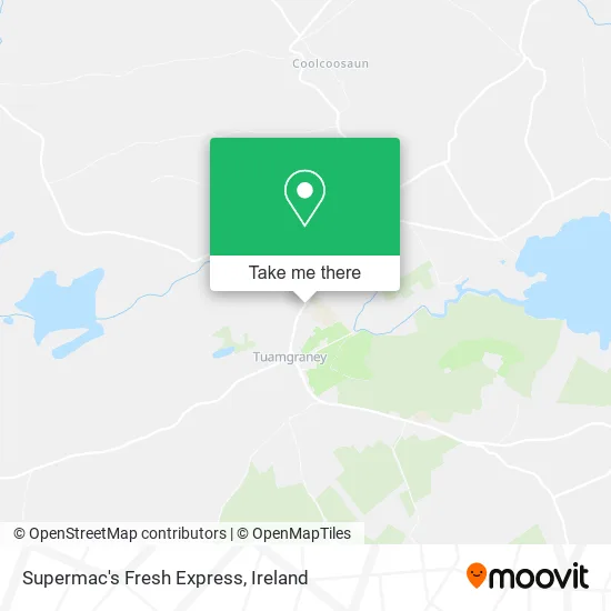 Supermac's Fresh Express map