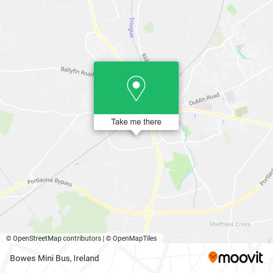 Bowes Mini Bus map