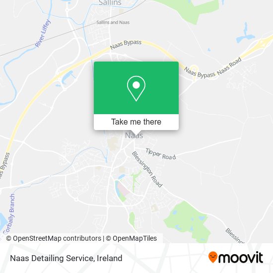 Naas Detailing Service map