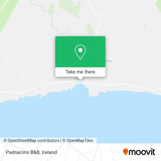 Padraicins B&B map