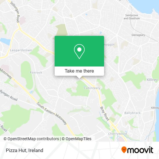 Pizza Hut map