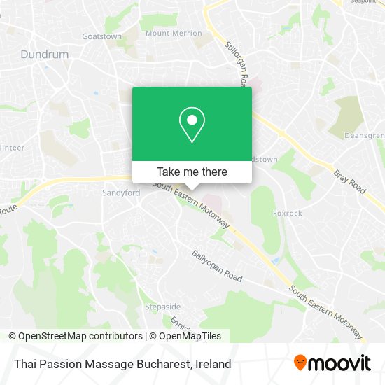 Thai Passion Massage Bucharest map