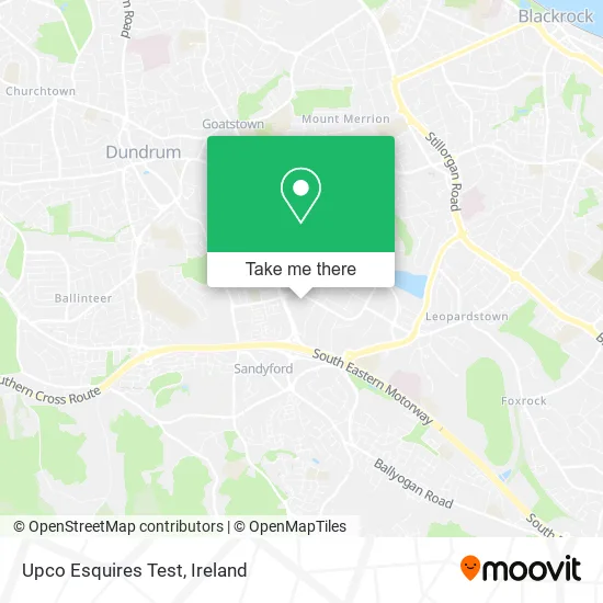 Upco Esquires Test map