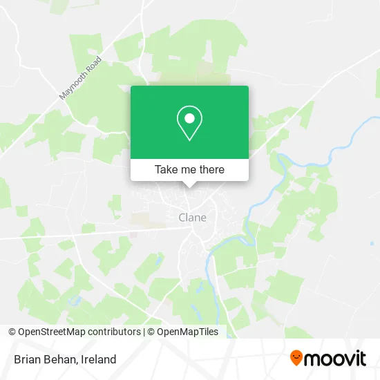 Brian Behan map