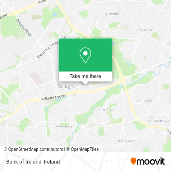 Bank of Ireland map