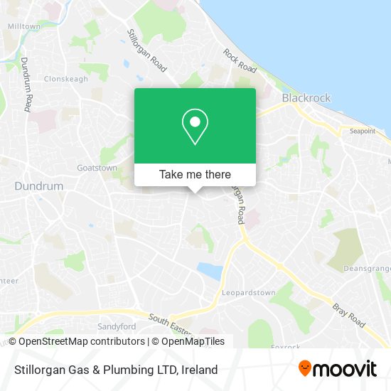 Stillorgan Gas & Plumbing LTD map