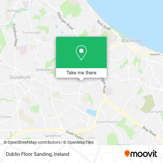 Dublin Floor Sanding map