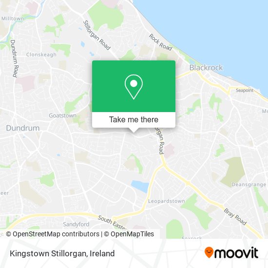 Kingstown Stillorgan map