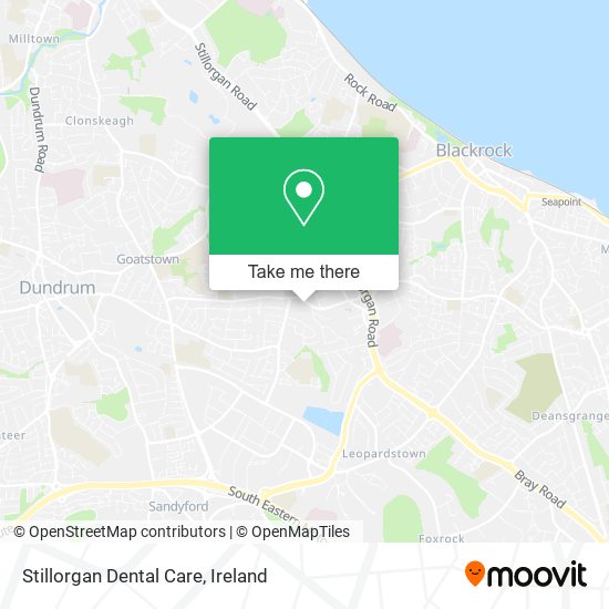 Stillorgan Dental Care map