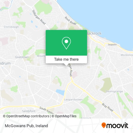 McGowans Pub map